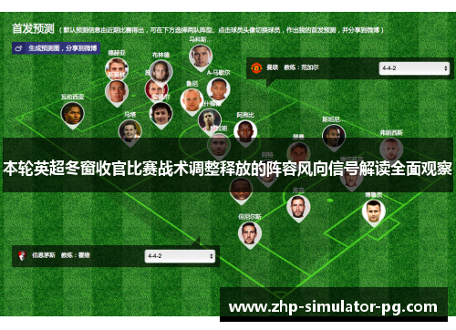 本轮英超冬窗收官比赛战术调整释放的阵容风向信号解读全面观察